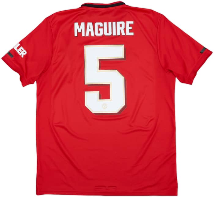2019-20 Manchester United Home Shirt Maguire #5 - 8/10 - (L)
