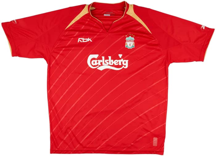 2005-06 Liverpool CL Home Shirt - 5/10 - (XL)