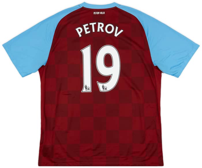 2011-12 Aston Villa Home Shirt Petrov #19 - 7/10 - (XL)