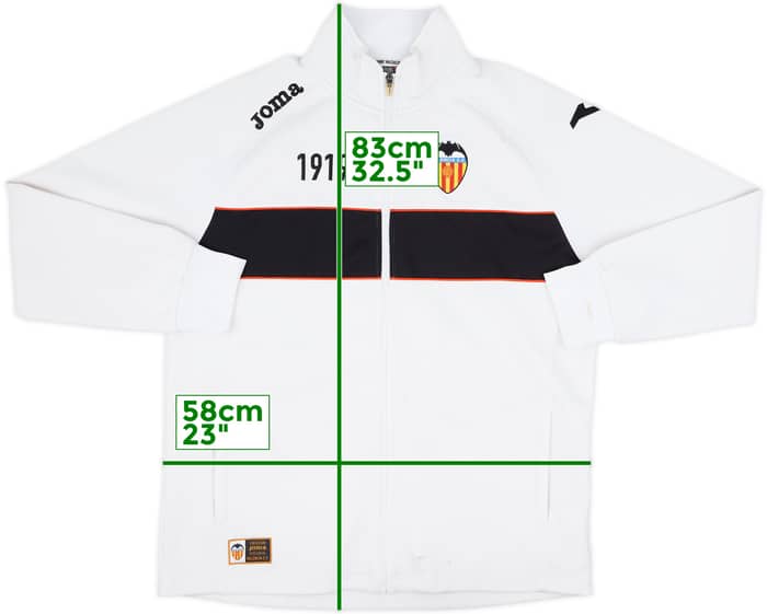 2011-12 Valencia Joma Track Jacket - 5/10 - (L)