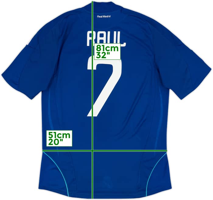 2008-09 Real Madrid Away Shirt Raul #7 - 6/10 - (M)