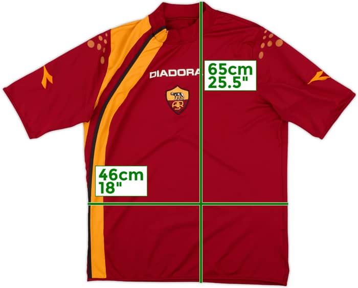 2005-06 Roma Home Shirt - 6/10 - (M)