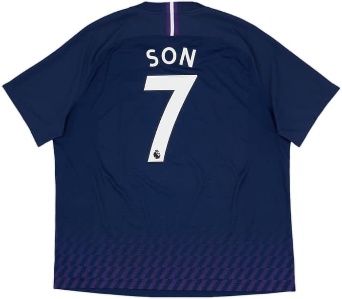 2019-20 Tottenham Authentic Away Shirt Son #7 - 6/10 - (XXL)