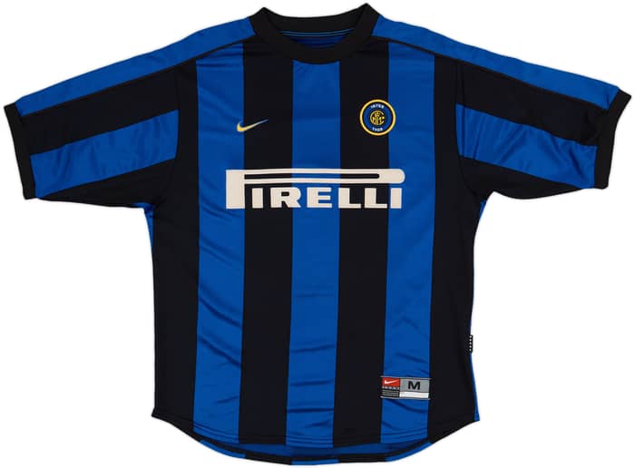 1999-00 Inter Milan Home Shirt Ronaldo #9 - 8/10 - (M)