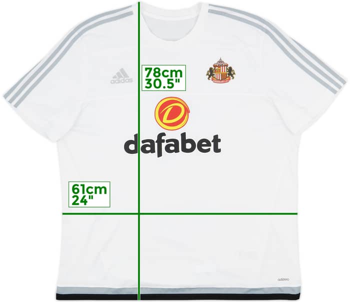 2015-16 Sunderland adizero Training Shirt - 9/10 - (XXL)