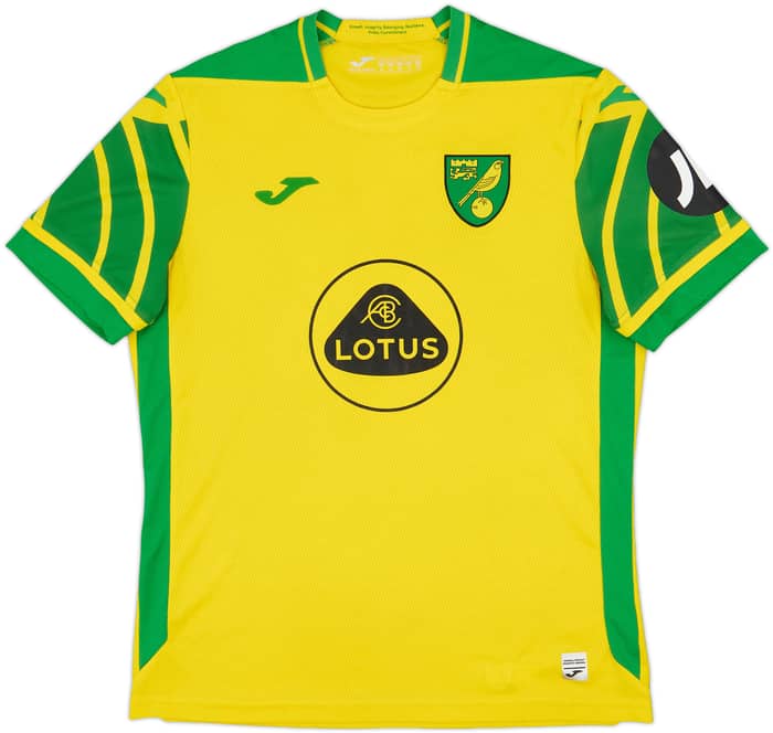 2021-22 Norwich Home Shirt - 7/10 - (L)