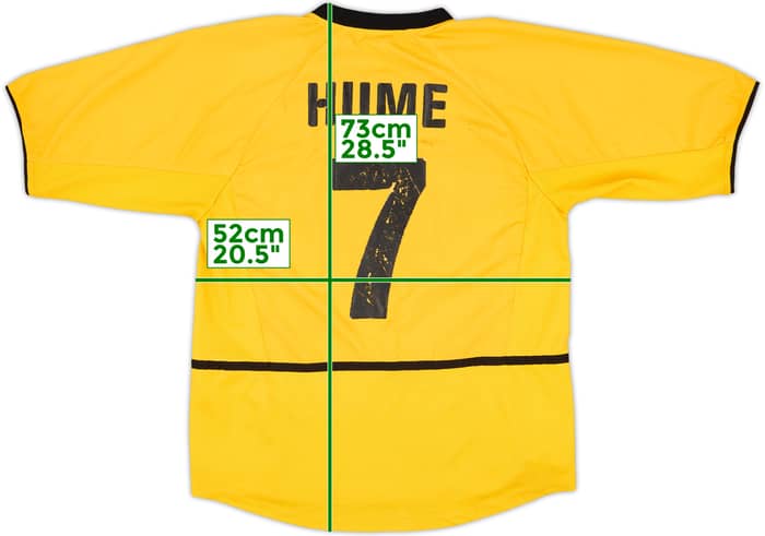 2004-05 Tranmere Rovers Away Shirt Hume #7 - 4/10 - (M)