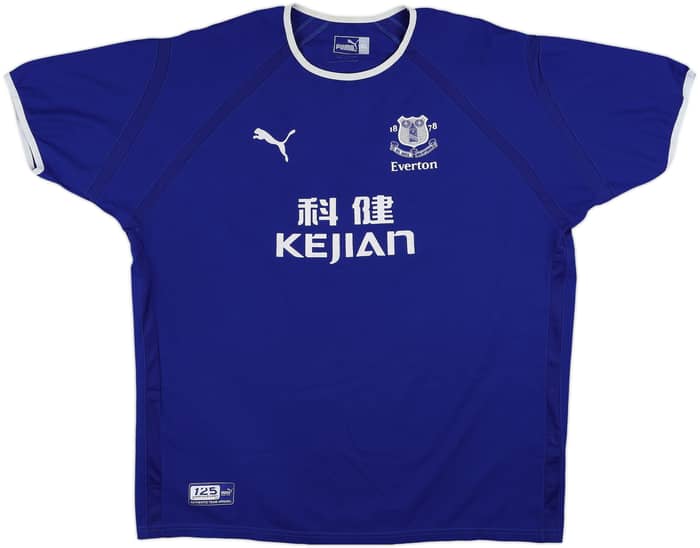 2003-04 Everton Home Shirt Rooney #18 - 8/10 - (XL)