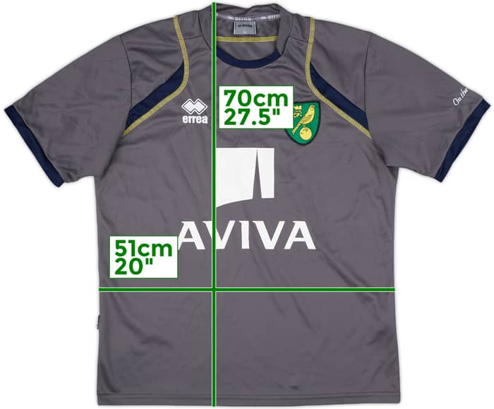 2011-12 Norwich Errea Training Shirt - 6/10 - (M)