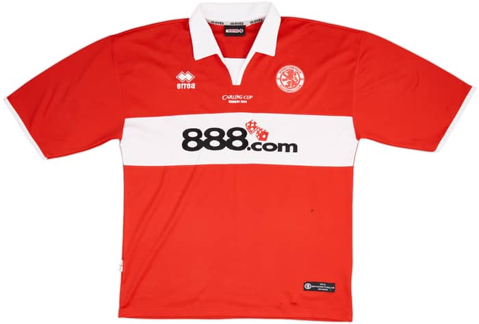 2004-05 Middlesbrough 'Carling Cup Winners' Home Shirt Viduka #36 - 7/10 - (XL)