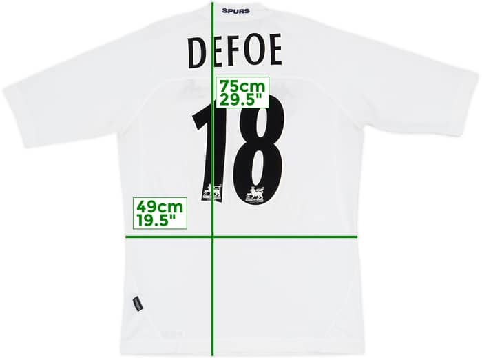 2004-05 Tottenham Home Shirt Defoe #18 - 7/10 - (XL)