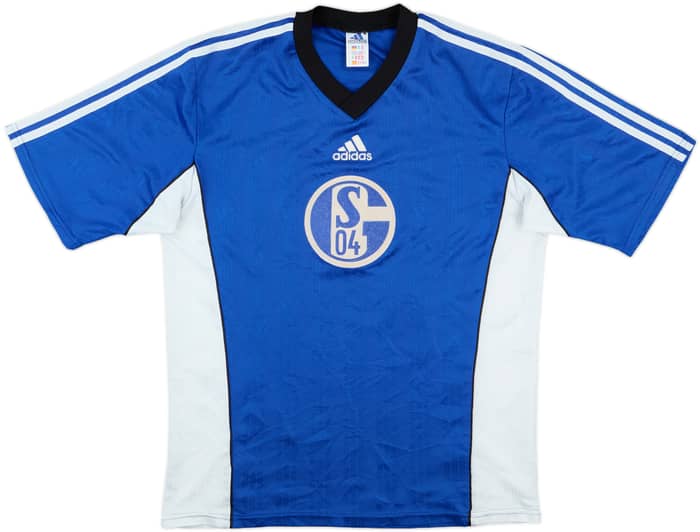 1999-00 Schalke adidas Training Shirt - 7/10 - (M)