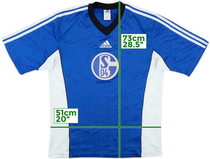 1999-00 Schalke adidas Training Shirt - 7/10 - (M)