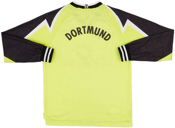 1995-96 Borussia Dortmund Home L/S Shirt - 7/10 - (XL.Boys)