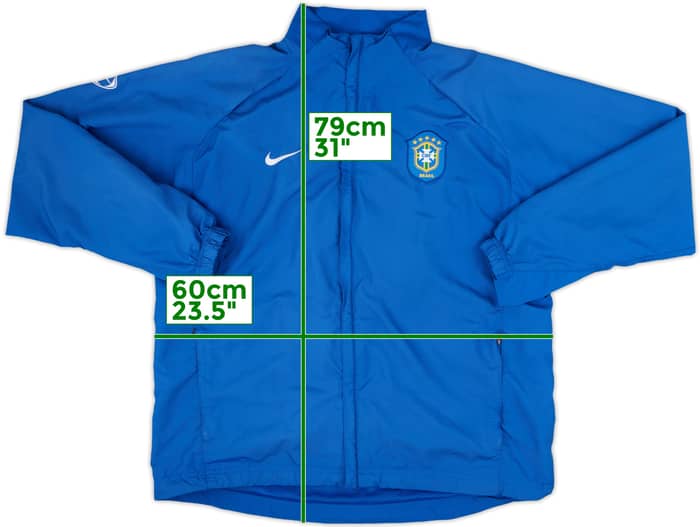 2006-07 Brazil Nike Track Jacket - 8/10 - (XL)