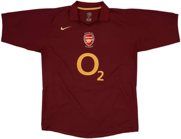 2005-06 Arsenal Home Shirt Henry #14 - 8/10 - (XL)
