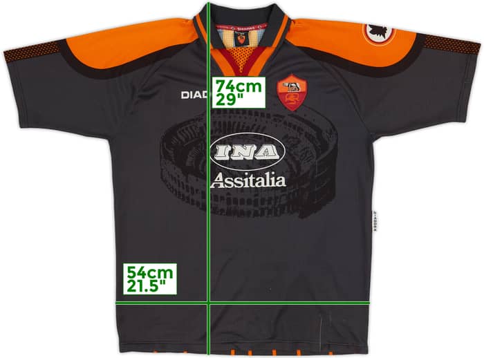 1997-98 Roma Third Shirt - 5/10 - (XL)