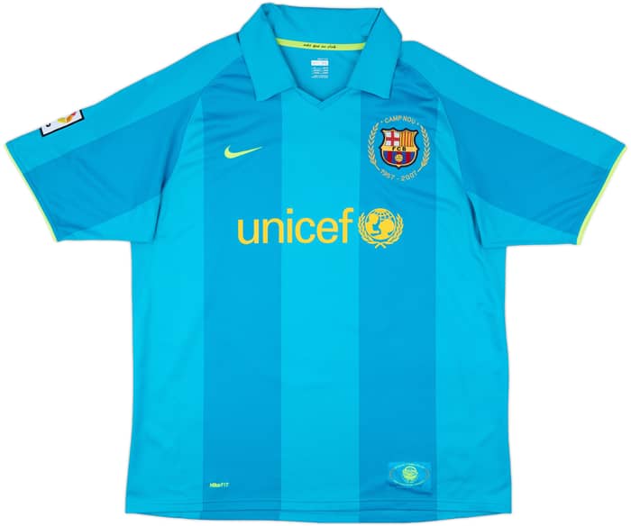 2007-09 Barcelona Away Shirt Ronaldinho #10 - 9/10 - (XL)