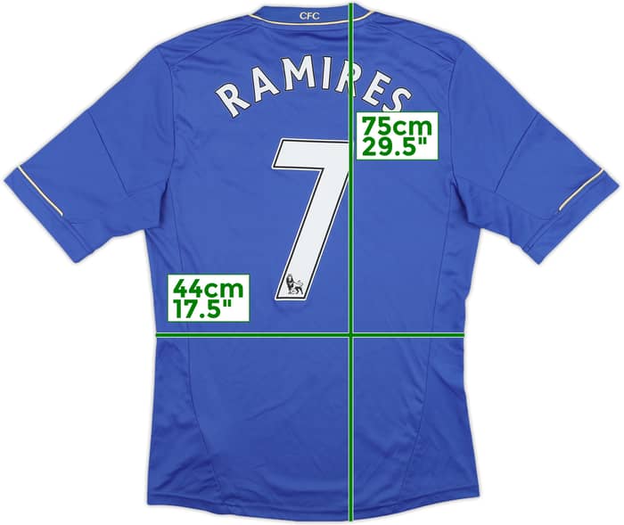 2012-13 Chelsea Home Shirt Ramires #7 - 8/10 - (S)