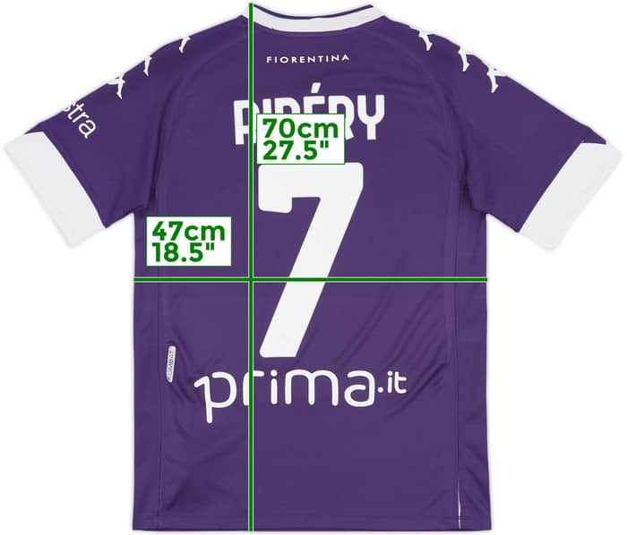 2020-21 Fiorentina Player Issue Home Shirt Ribery #7 - 8/10 - (S)