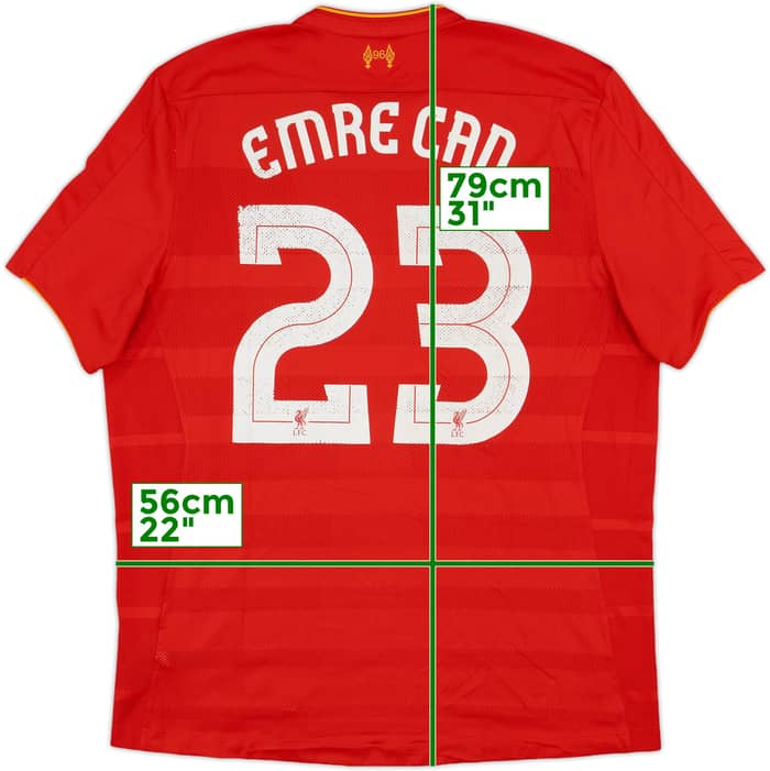 2016-17 Liverpool Home Shirt Emre Can #23 - 5/10 - (XL)