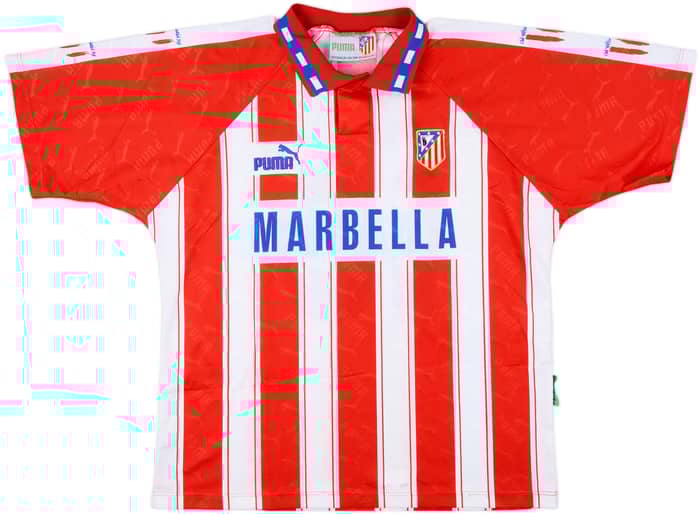 1995-96 Atletico Madrid Home Shirt Pantic #10 - 8/10 - (XL)