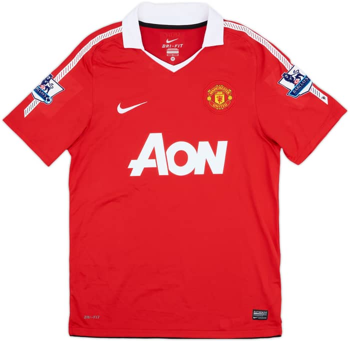 2010-11 Manchester United Home Shirt Rooney #10 - 9/10 - (M)