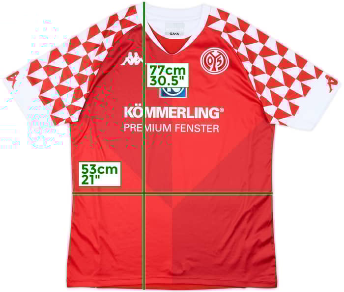 2020-21 Mainz Home Shirt - 10/10 - (L)