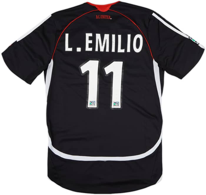 2006-08 DC United Authentic Home Shirt L. Emilio #11 - 7/10 - (S)