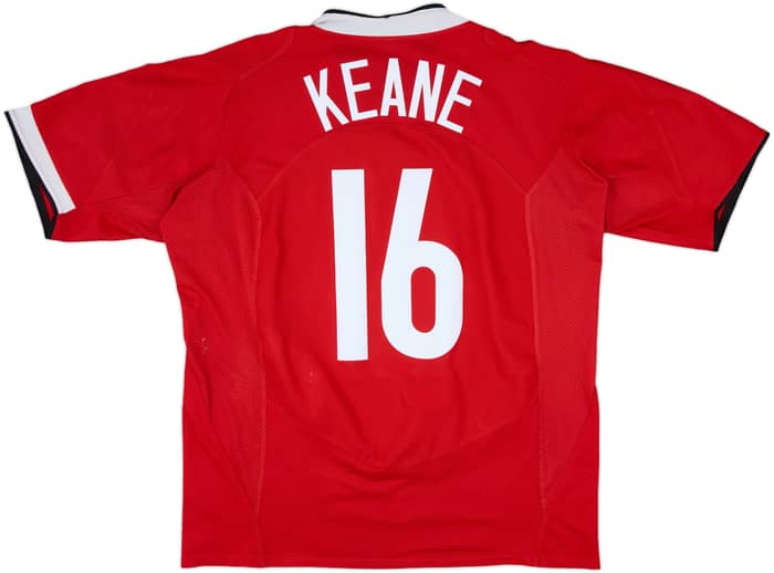 2004-06 Manchester United Home Shirt Keane #16 - 6/10 - (M)