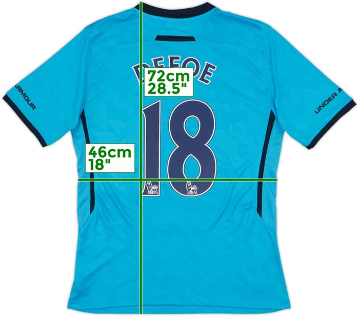 2013-14 Tottenham Away Shirt Defoe #18 - 10/10 - (S)