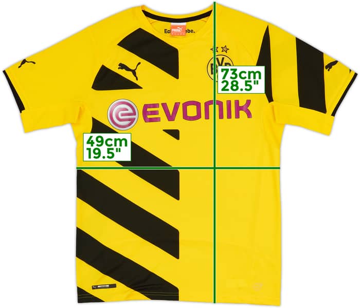2014-15 Borussia Dortmund Home Shirt - 8/10 - (M)