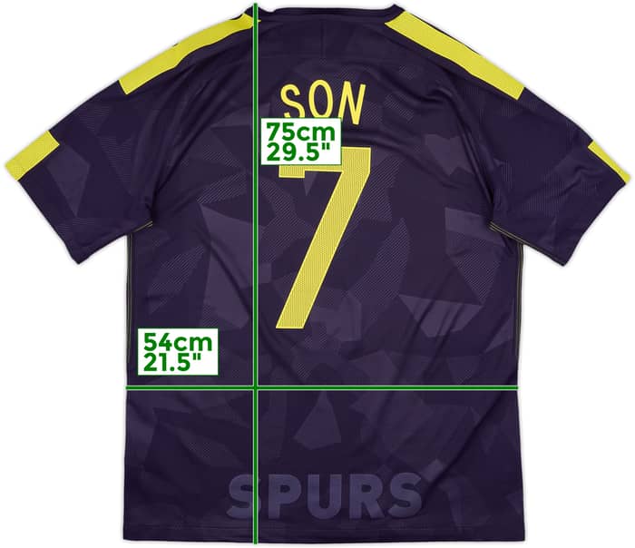 2017-18 Tottenham Third Shirt Son #7 - 7/10 - (L)