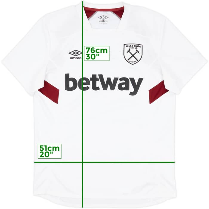 2016-17 West Ham Umbro Training Shirt - 5/10 - (L)