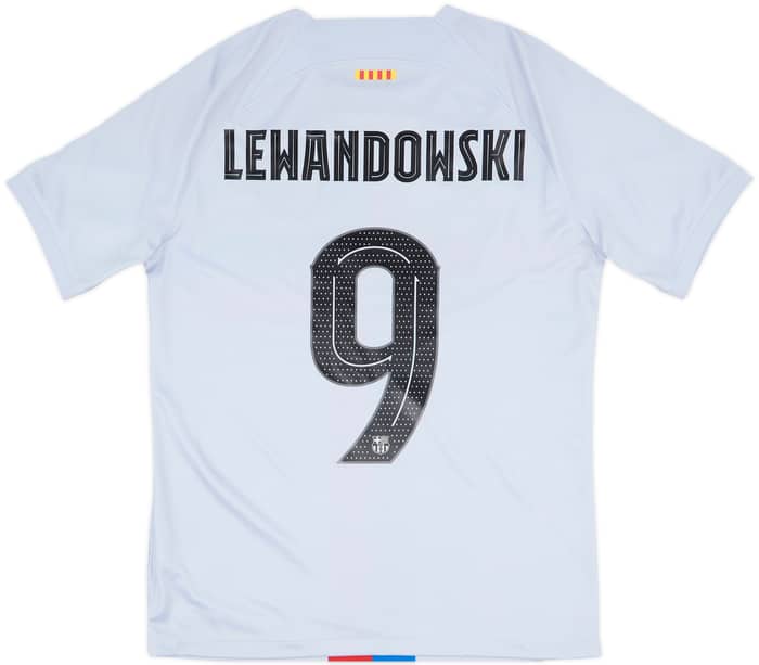 2022-23 Barcelona Third Shirt Lewandowski #9 - 9/10 - (M)
