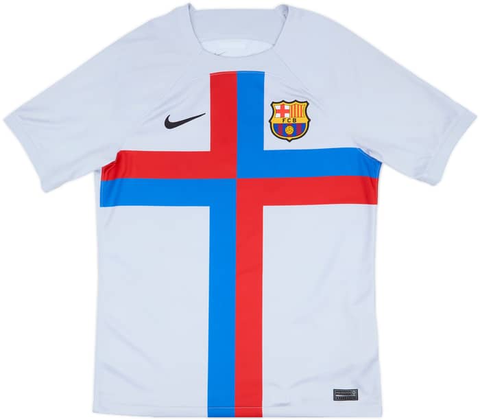 2022-23 Barcelona Third Shirt Lewandowski #9 - 9/10 - (M)