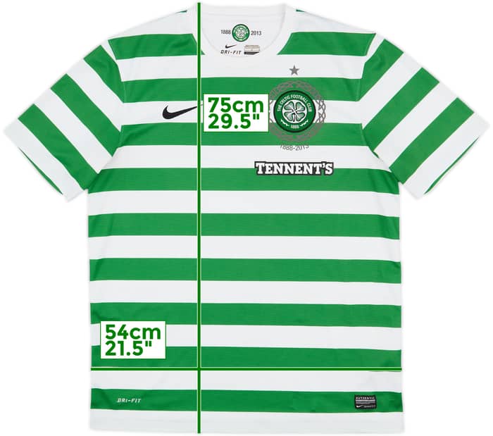 2012-13 Celtic '125th Anniversary' Home Shirt - 8/10 - (L)
