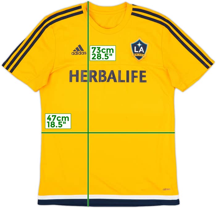 2014-15 LA Galaxy adizero Training Shirt - 8/10 - (M)
