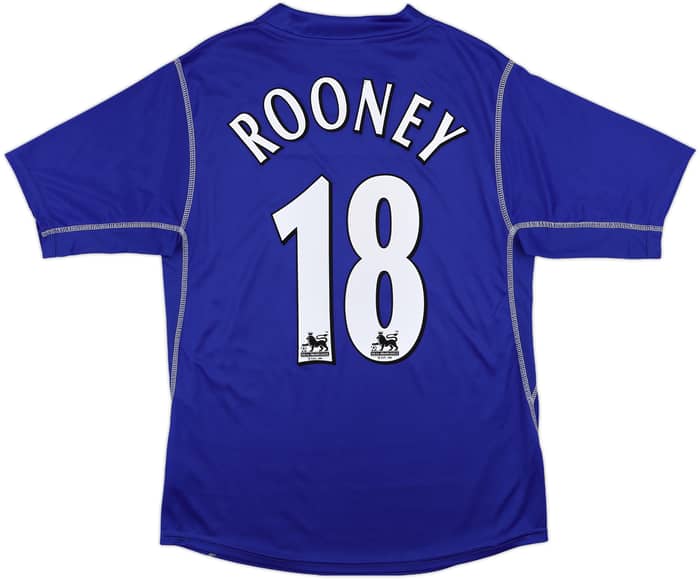 2002-03 Everton Home Shirt Rooney #18 - 8/10 - (L)