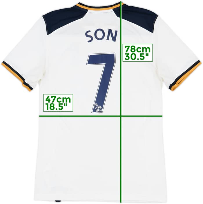 2016-17 Tottenham Home Shirt Son #7 - 7/10 - (M)