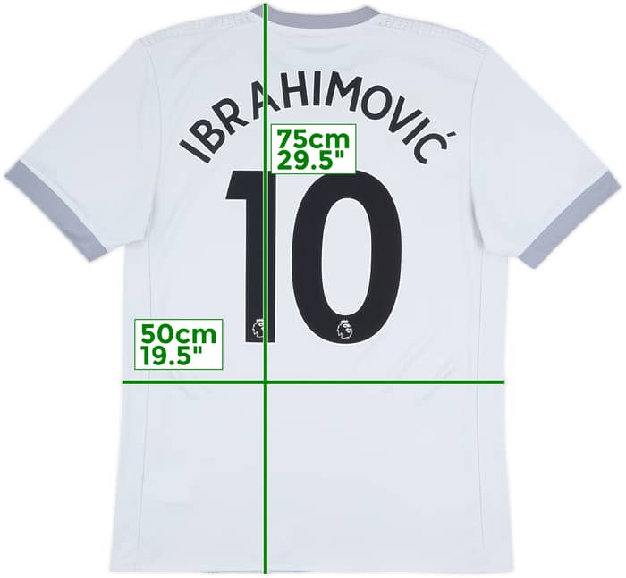 2017-18 Manchester United Third Shirt Ibrahimovic #10 - 10/10 - (M)