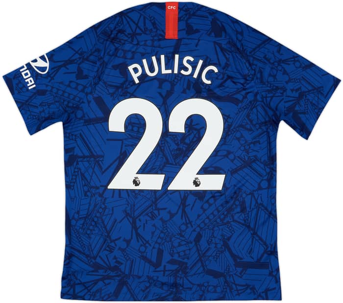 2019-20 Chelsea Home Shirt Pulisic #22 - 9/10 - (L)