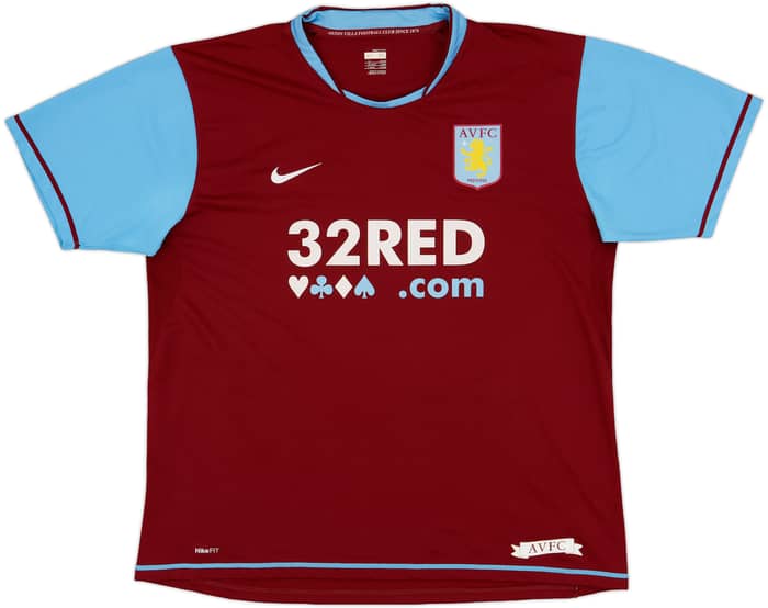 2007-08 Aston Villa Home Shirt Petrov #19 - 8/10 - (XL)