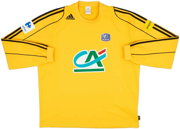 2010-11 Coupe de France Home L/S Shirt #14 - 8/10 - (XL)