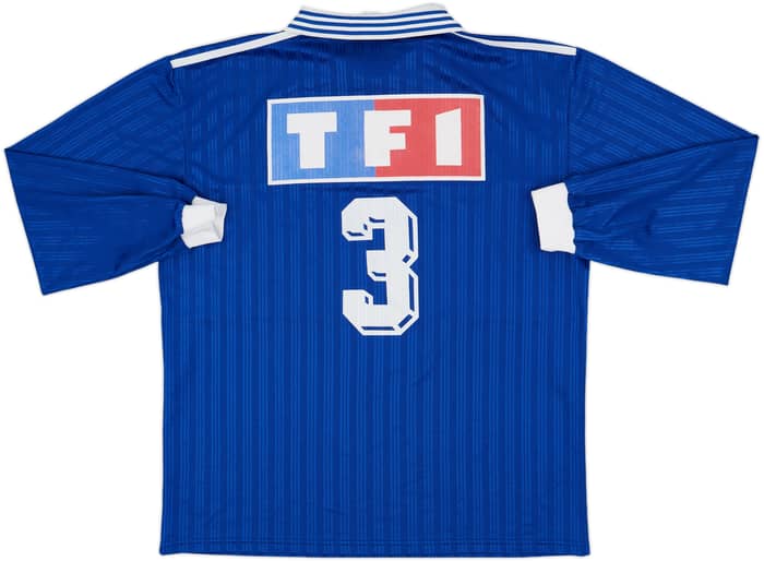 1990s Coupe de France Home L/S Shirt #3 - 8/10 - (XL)