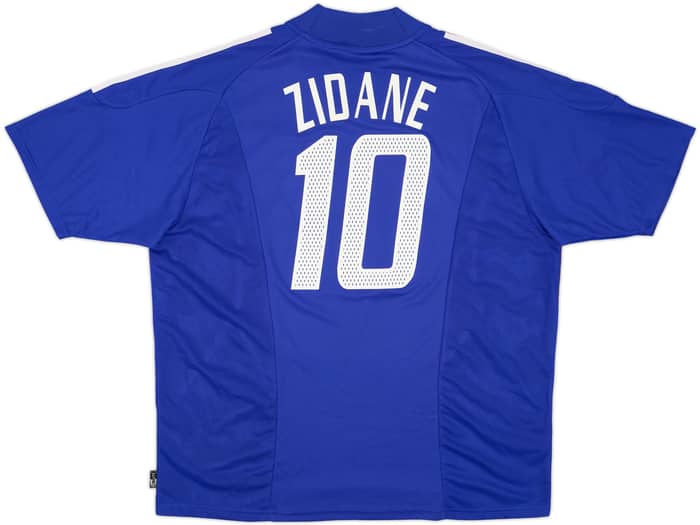 2002-04 France Home Shirt Zidane #10 - 8/10 - (XXL)