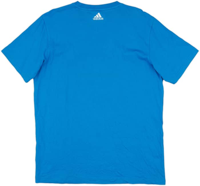 2013-14 Olympique Marseille adidas Cotton Tee - 9/10 - (L)