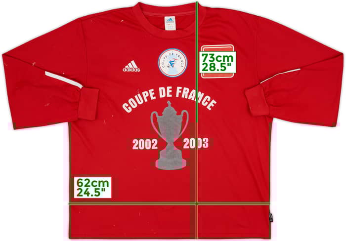 2002-03 adidas Coupe De France GK Shirt #15 - 4/10 - (XL)