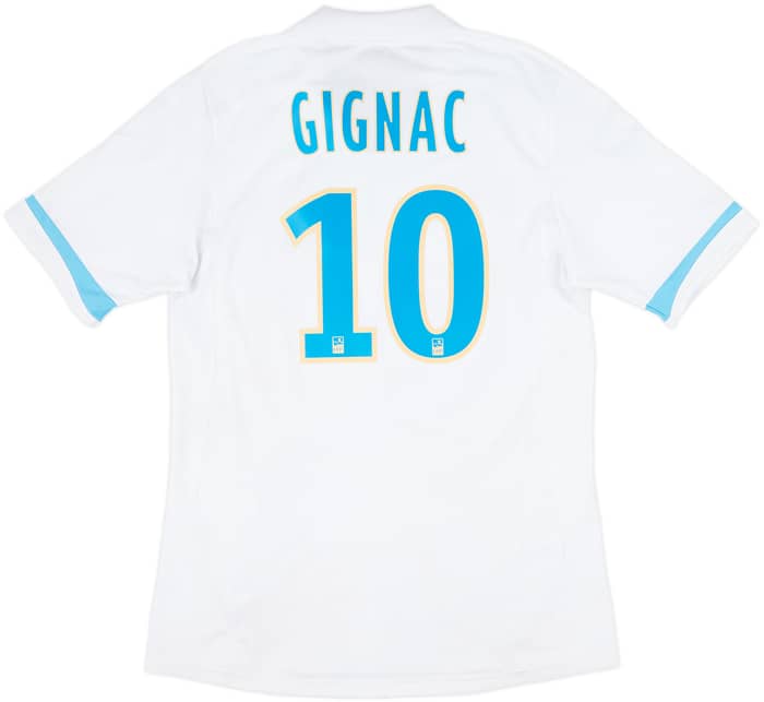2011-12 Olympique Marseille Home Shirt Gignac #10 - 7/10 - (M)
