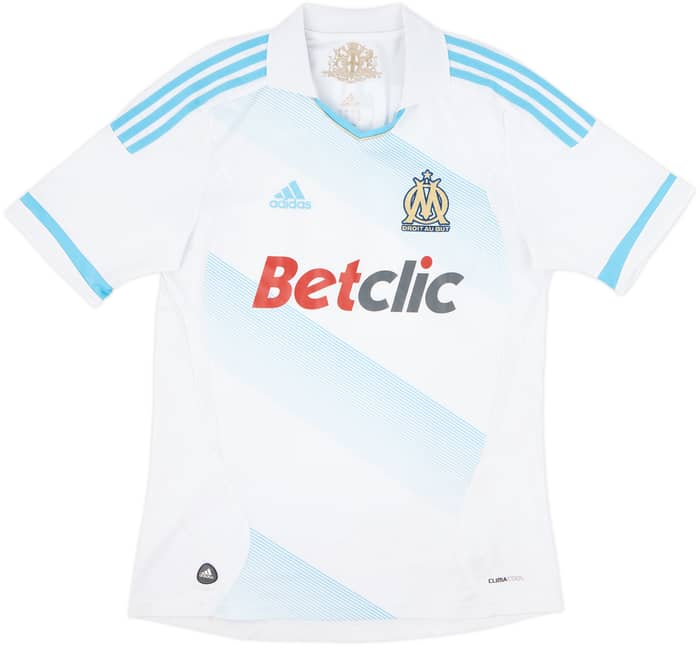 2011-12 Olympique Marseille Home Shirt Gignac #10 - 7/10 - (M)